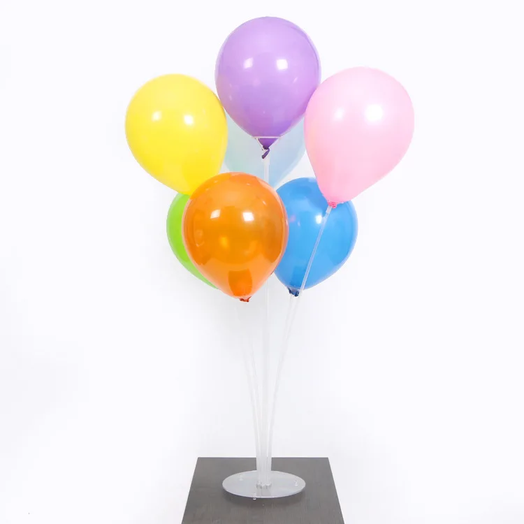 
Amazon Hot Selling Clear Balloon Stand Kit with Base for Baby Shower Wedding Party Baloon Accessories balloon Table display 