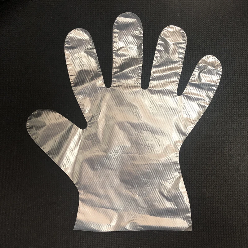 Мокрица feled использование гладкая на ощупь для дома и сада одноразовые Food Grade Cpe перчатки литой полиэтиленовые