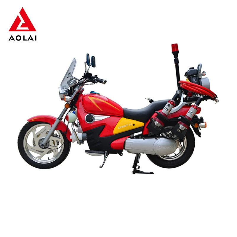 New kind Two wheeled rescue Motorcycle for firefighting with water tank