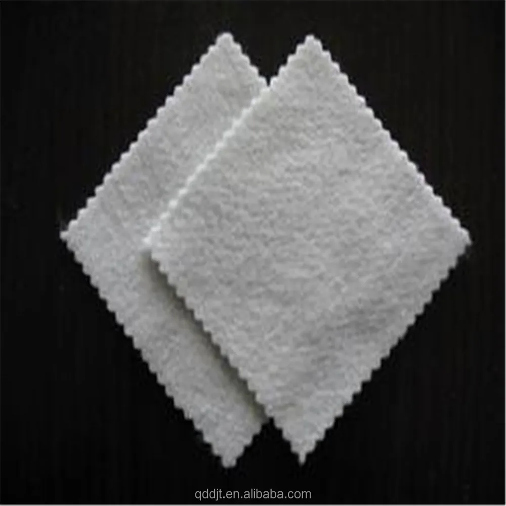 
PET Polyester short fiber needle punched nonwoven 200g m2 geotextile 