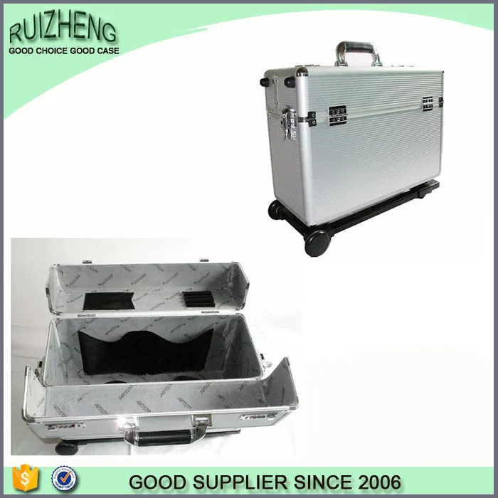 Aluminum Rolling Luggage  Case Flight case  Aluminum  Travel Suitcase