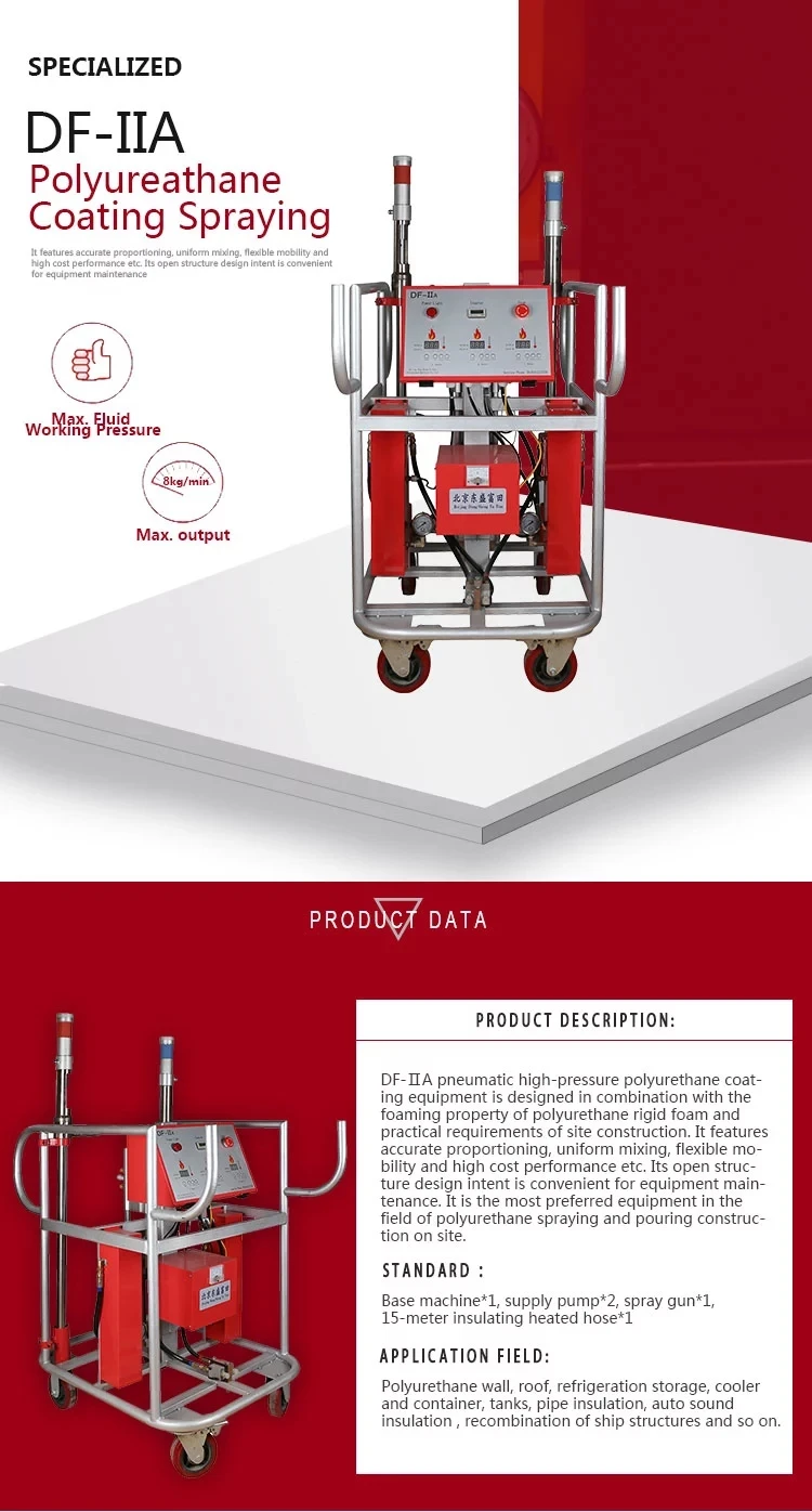 high pressure polyurethane foam machine polyurea spray machine