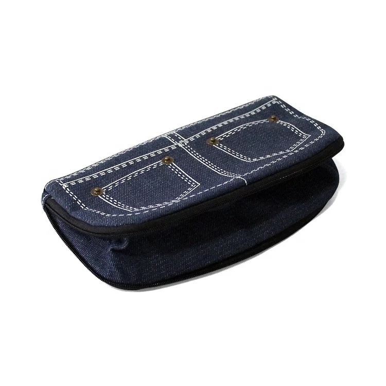 Style Denim Wallet Unique Design Funny Coin Bag Expand Denim Purse Custom Logo Vintage for Man Pants Pocket Coin Storage Short