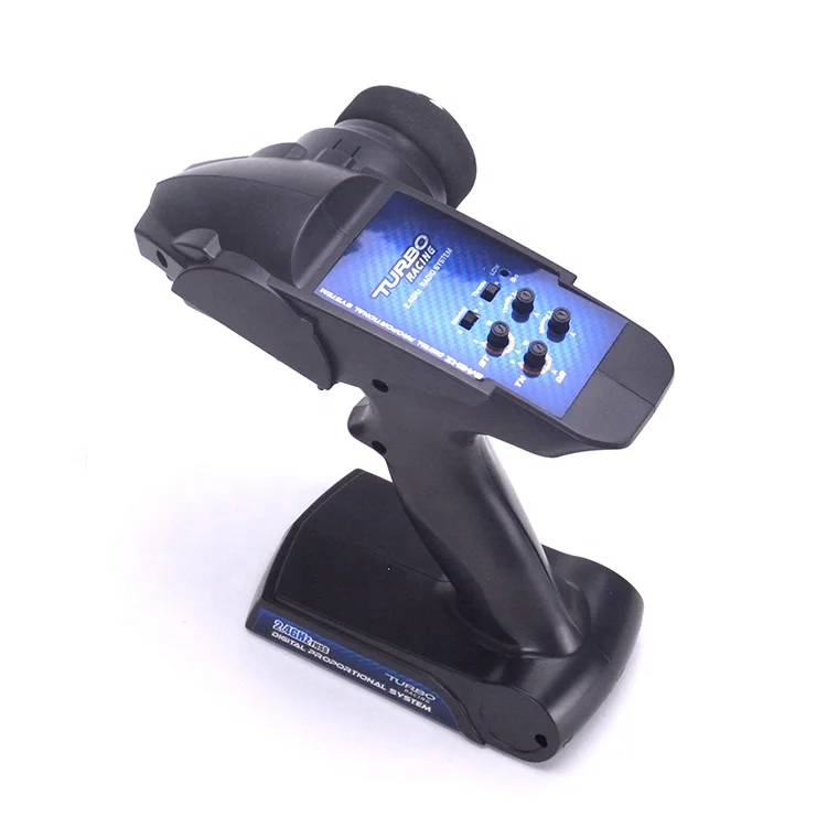 TURBO Racing 94100G 2.4GHz 2CH Radio system controller remote control with Receiver PK Flysky GT3B For RC Car Boat