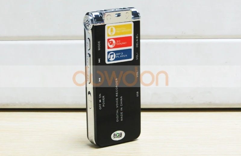 8GB 4GB Multi Function Digital Voice Recorder With LCD Screen