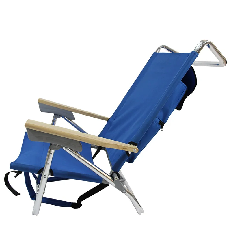 Aluminum Lightweight Outdoor Camping Folding Portable Backpack Beach Chair