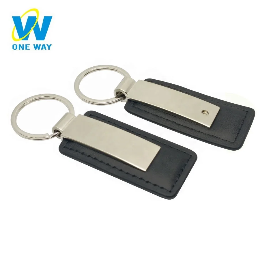 
Zhongshan Oneway Factory Fashion Genuine Leather Keychain, Car key Holder With Logo 