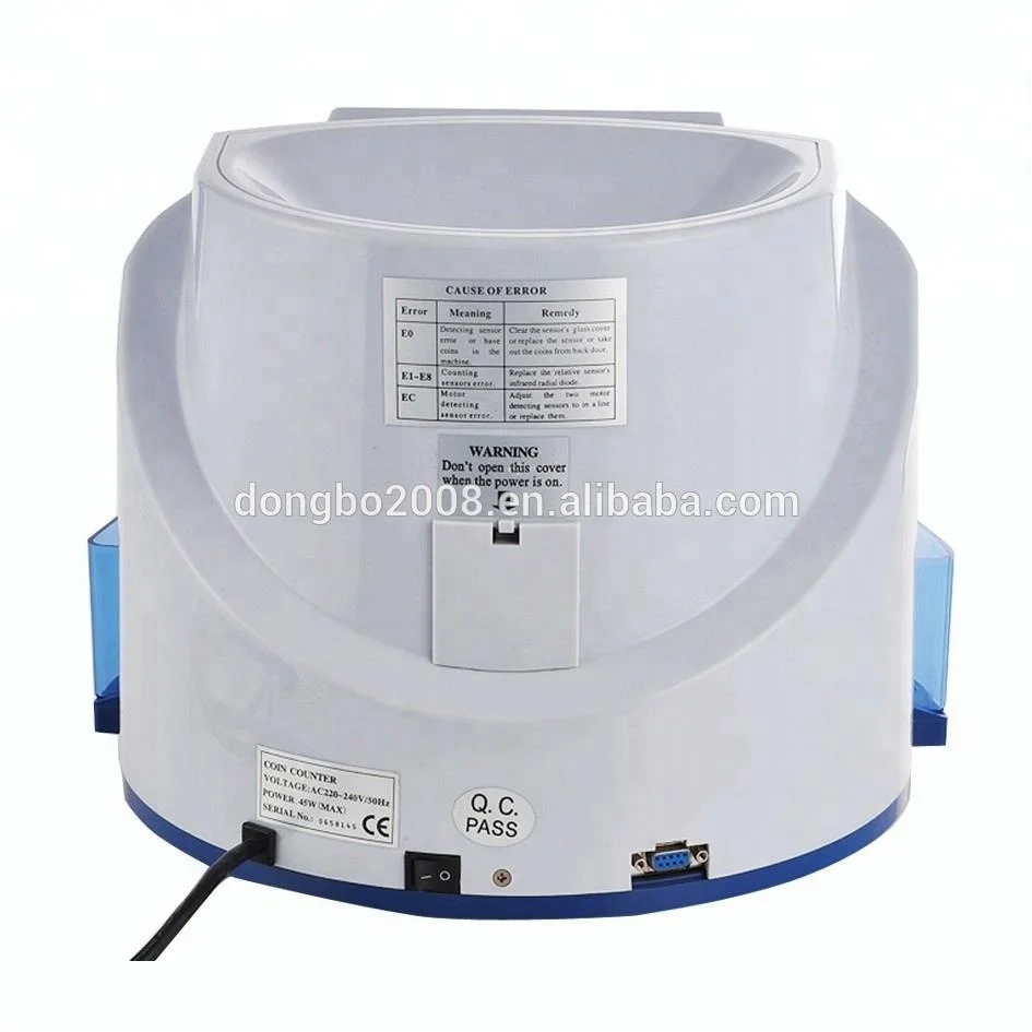 portable coin counter coins counting sorter automatic high quality DB360 with printer