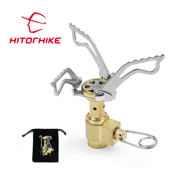 Ультралегкая карманная газовая плита для приготовления пищи, мини-плита для кемпинга