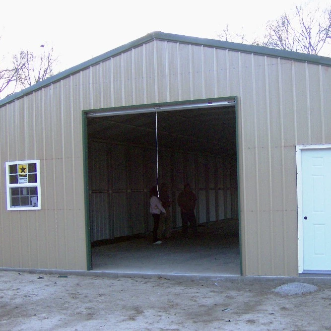 Strong portable building prefab garage apartments for two car parking