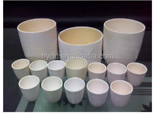 
1700 degree alumina crucible round type for lab sintering furnace 