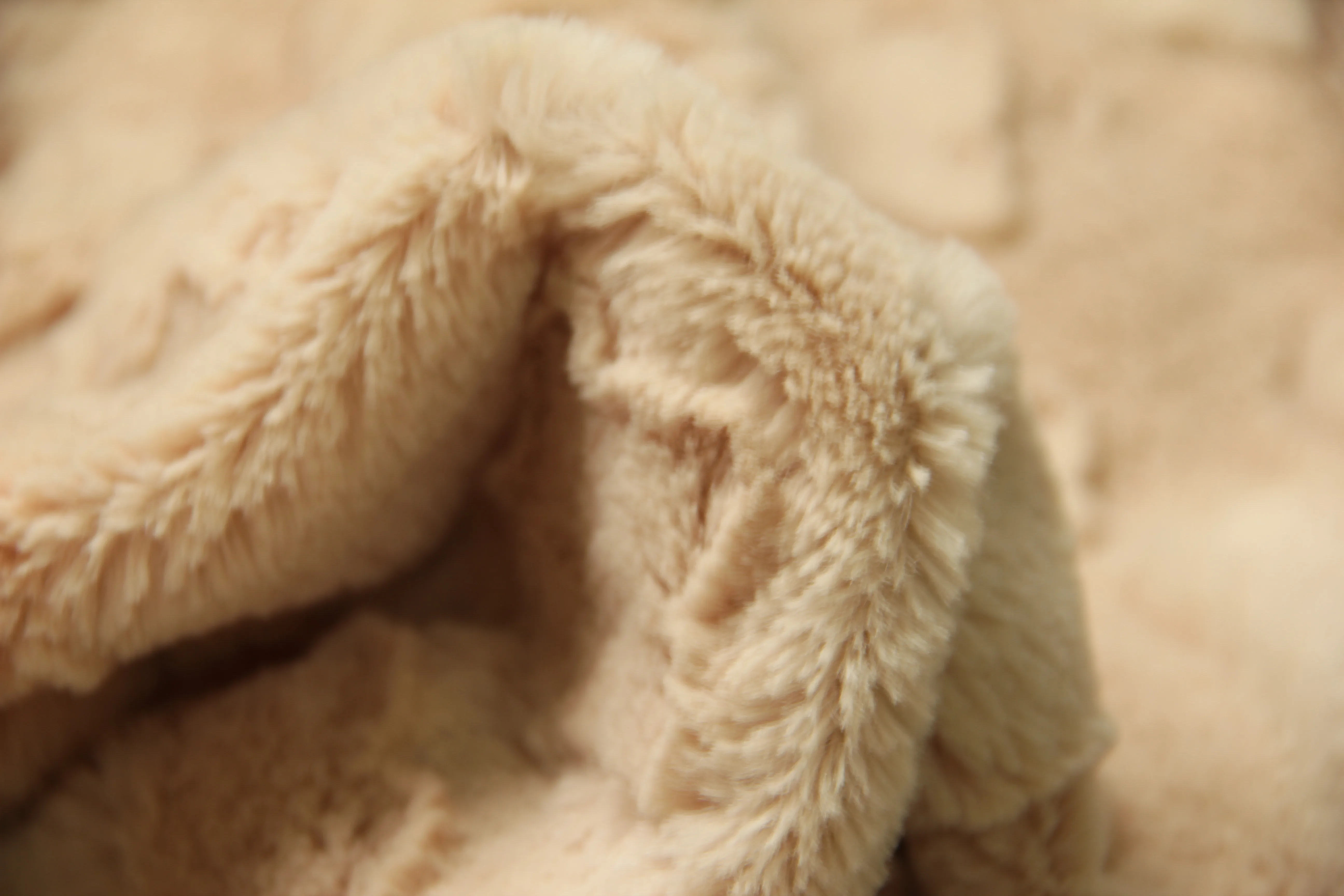 Clothing Used Super Soft 15mm Pile Length PV Fleece Fabric