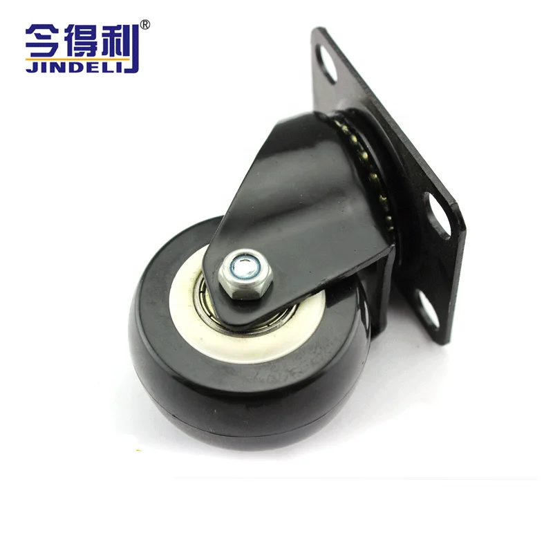 Iron and plastic small furniture casters with good quality