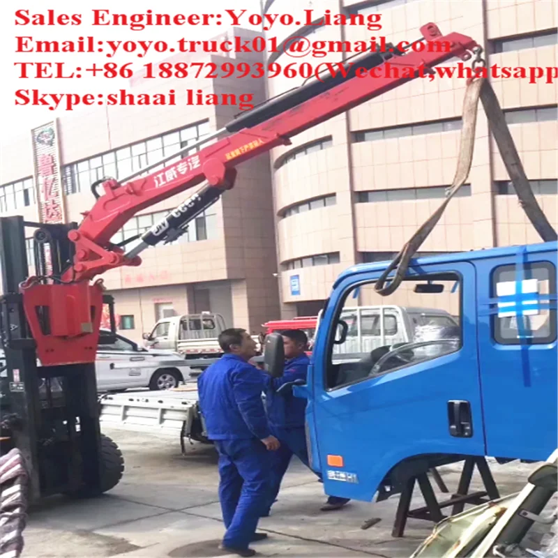 Forklift Attachment - Telescopic Adjustable Forklift Jib Crane Attachment