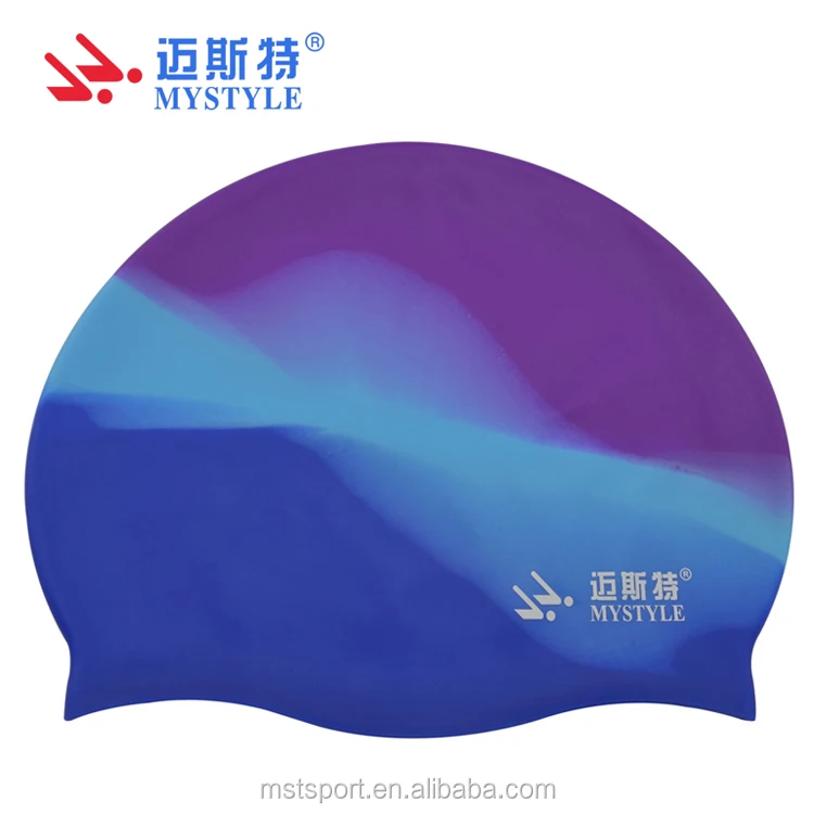 Most durable yellow silicone swim caps/silicone swimming caps