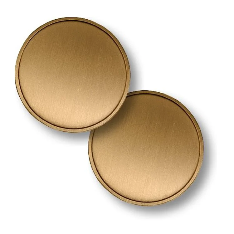 
wholesale Factory brass metal blank custom challenge coins for engraving 