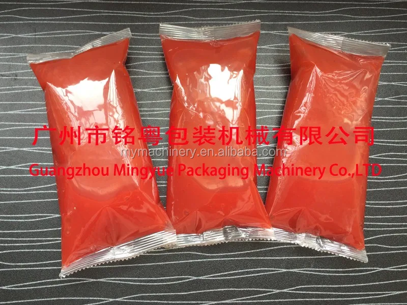 small sachet sauce packing machine for tomato paste, mayonnaise