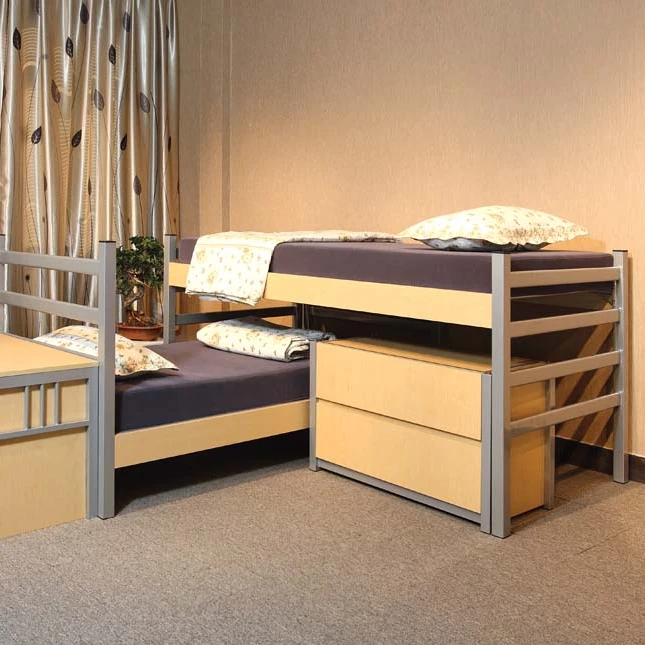 Morden Steel Double Metal Frame Bunk Bed High Quality Metal Frame Bedroom Sets