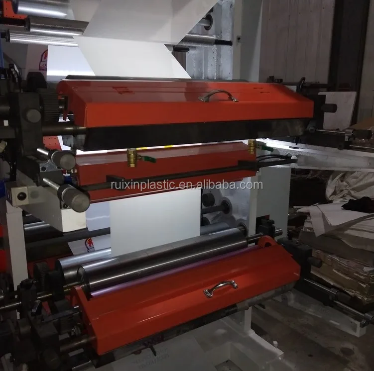Four Colors YT Series Flexographic Printing Machine For PE PP PVC POF BOPP Plastic Film Bag