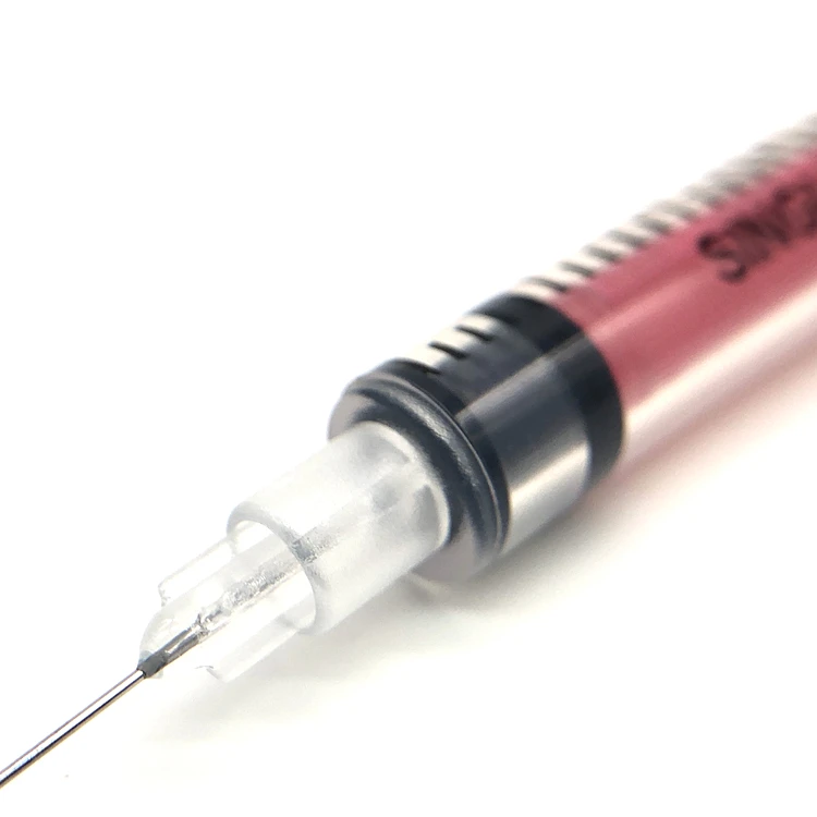 
1ml Colored Safety Insulin Syringe With Fixed Needle 