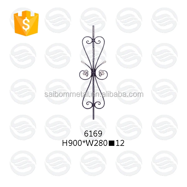 
wrought iron stair parts 