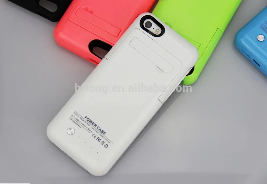 Brand new external power case for iphone 5 5g5c5s battery case 2200mAh