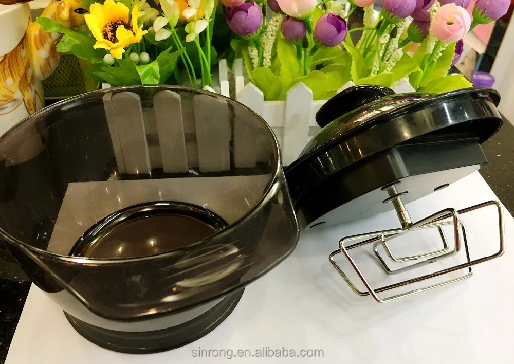 
professional electric tinting bowl hair color mixer plastic bowl 