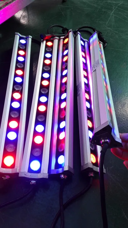 Ultra Thin Ip65 15W 24Vdc L500*60*60mm Outdoor Wall Washer led strip light rgbw