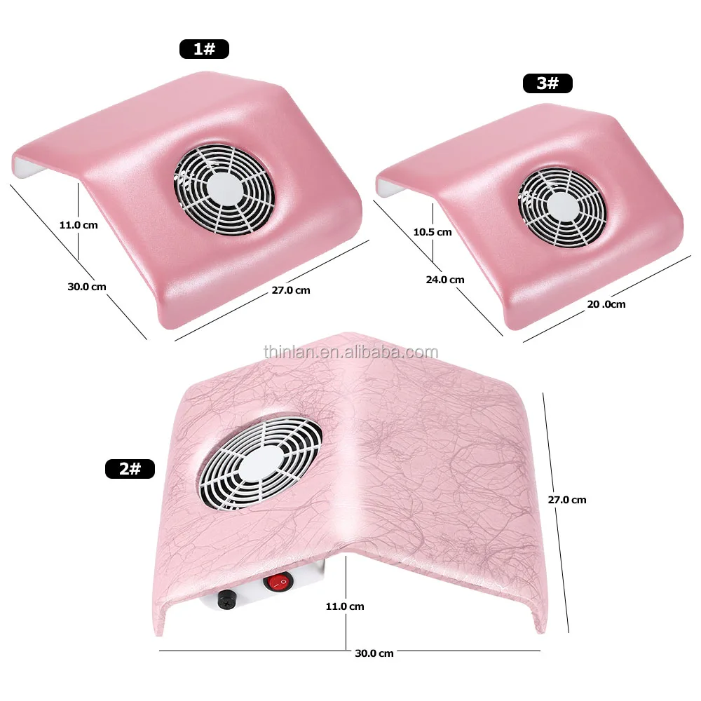 2023 Alibaba China gold supplier nail products Non Noise Electric manicure nail dust collector machine nail art vacuum cleaner