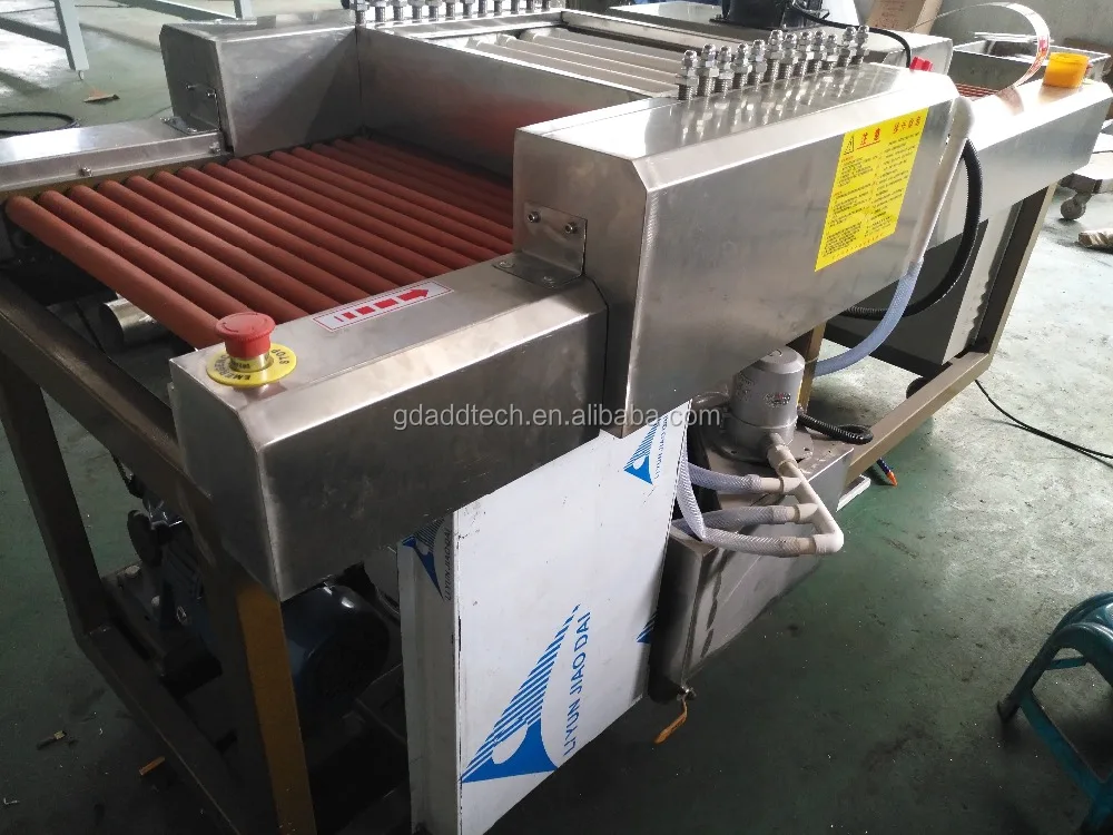 Horizontal Small Glass Washing And Drying Machine /Sponge Glass Cleaning Machine