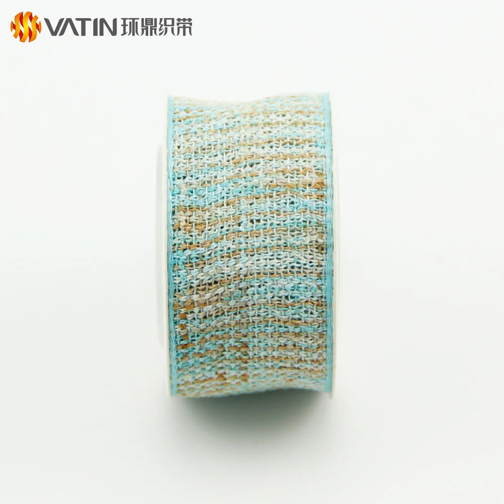 
Wholesale Custom DIY Vintage Rustic Linen Craft Natural Hemp Hessian Jute Burlap Ribbon 