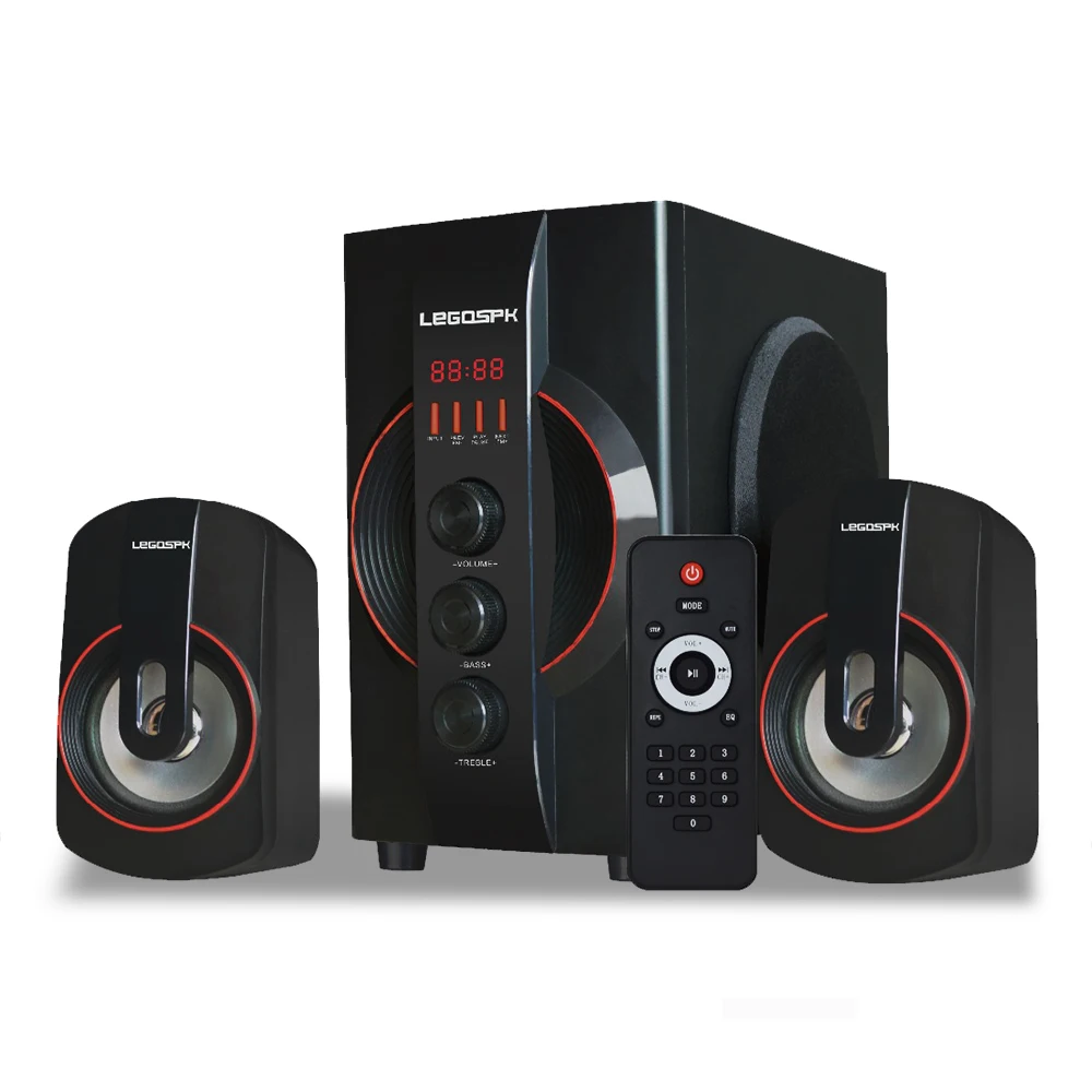 Низкая цена 2.1ch динамик с USB SD FM