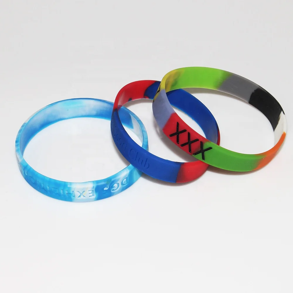 Free design event promotion silicon bracelet custom with sequential number