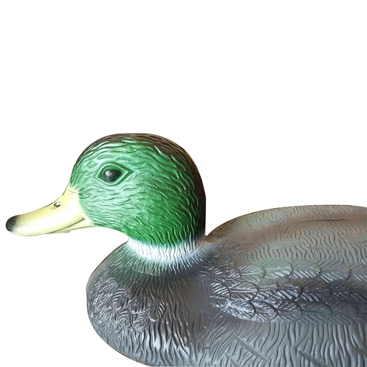 14 inch plastic green head mallard duck floater decoys hunting decoy plastic material