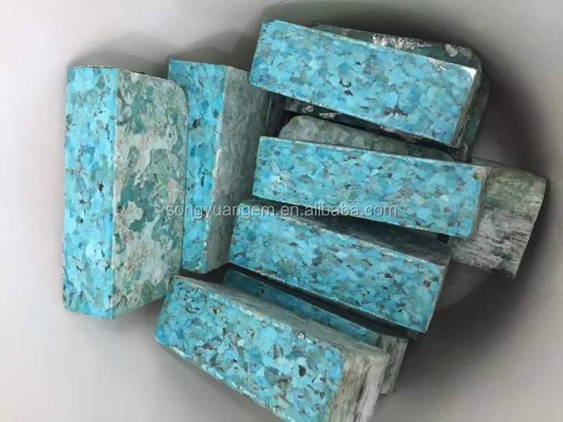 chinese natural turquoise compressed rough