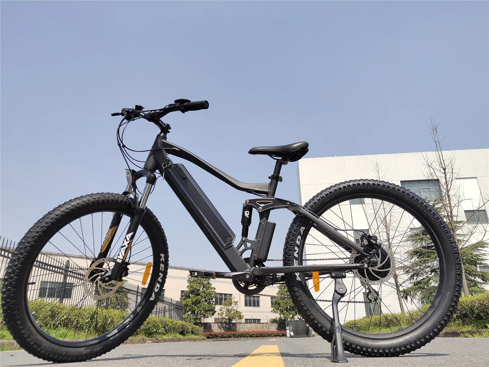 
PETRIGO Retail 27.5inch Full suspension Moutain electric bike 36 250w (option: 48v500w) 7 Speed Fat Tire Electric Bicycle 