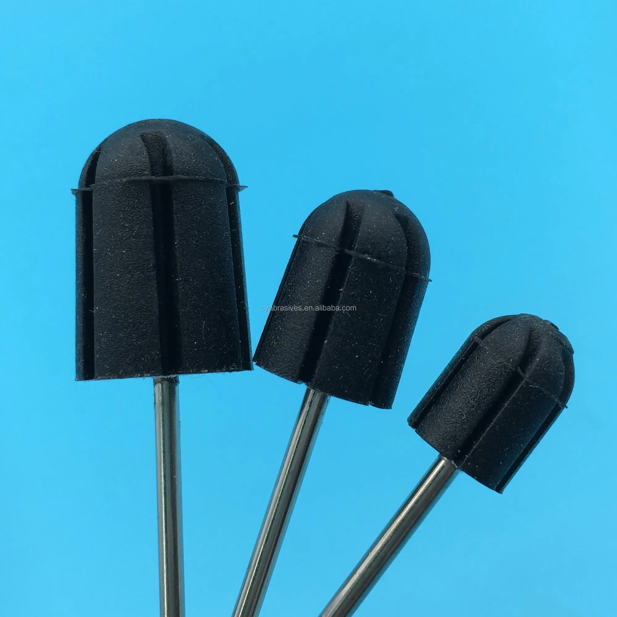 Podiatry Sanding Cap Holder Dremel Bit Nail Mandrel Material nail sanding caps with rubber