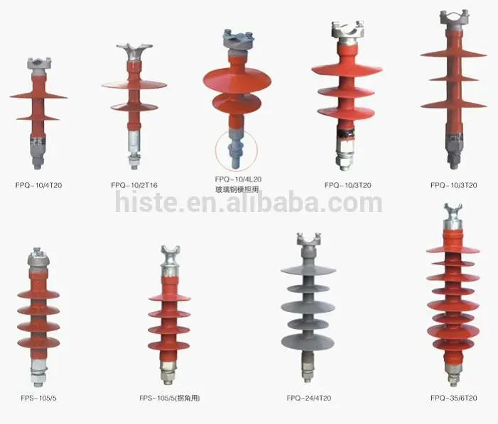 10-15kv silicon composite pin insulator