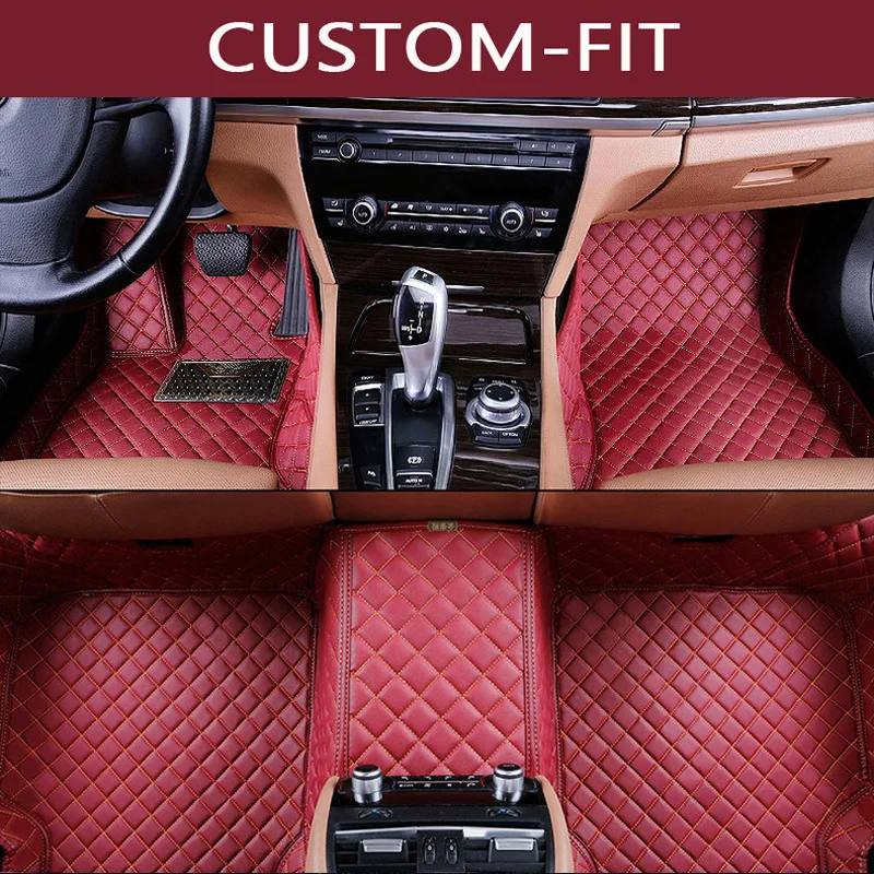 
2021 Custom Colour Full Set Car Floor Mats Leather 5D Car Floor / Foot Mats With Good Price 