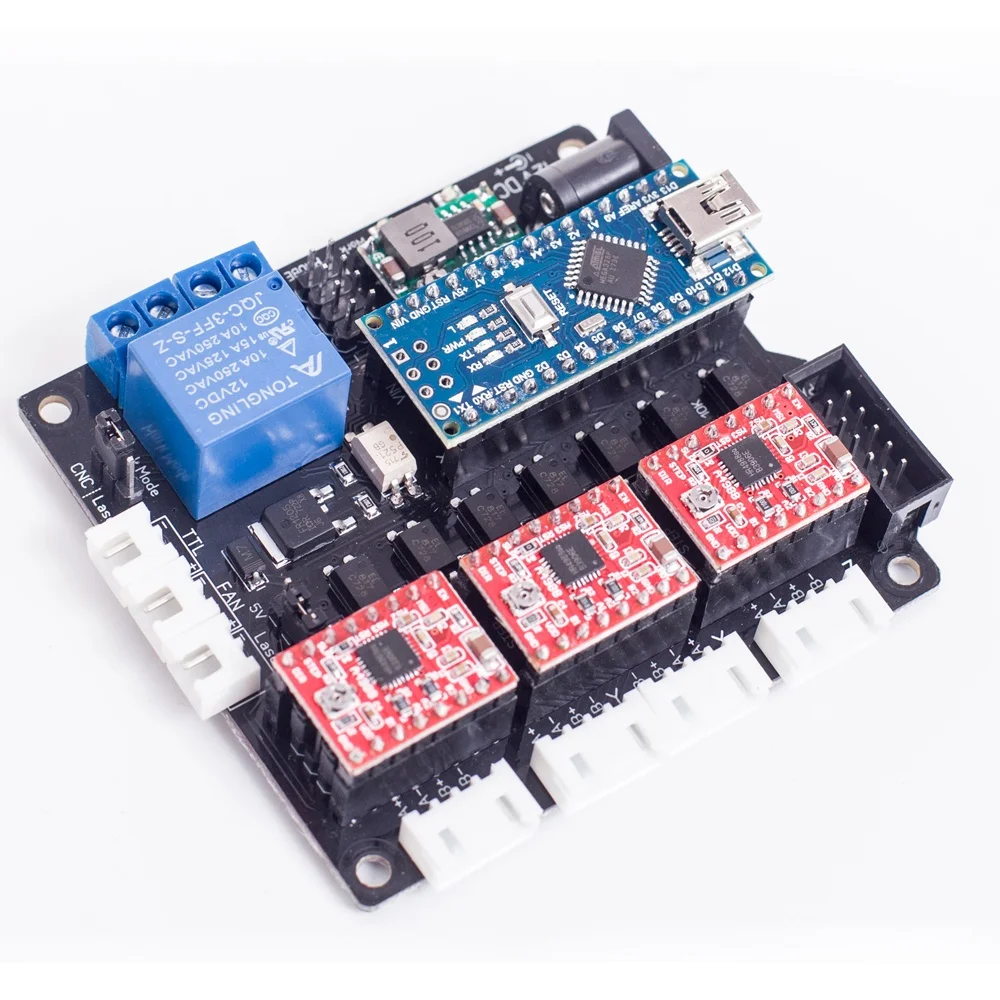BACHIN high quality 3 axis pcb electronic control board for laser engraving machine or cnc  panel parts