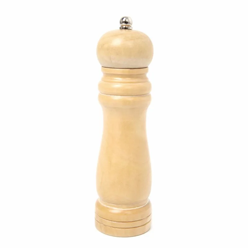 wooden salt and pepper Shaker Grinder Mill With Adjustable Pour Holes