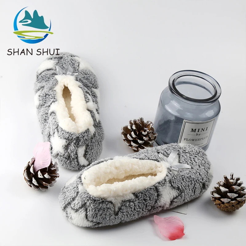 
New ballerina slipper plush women winter pantufla 
