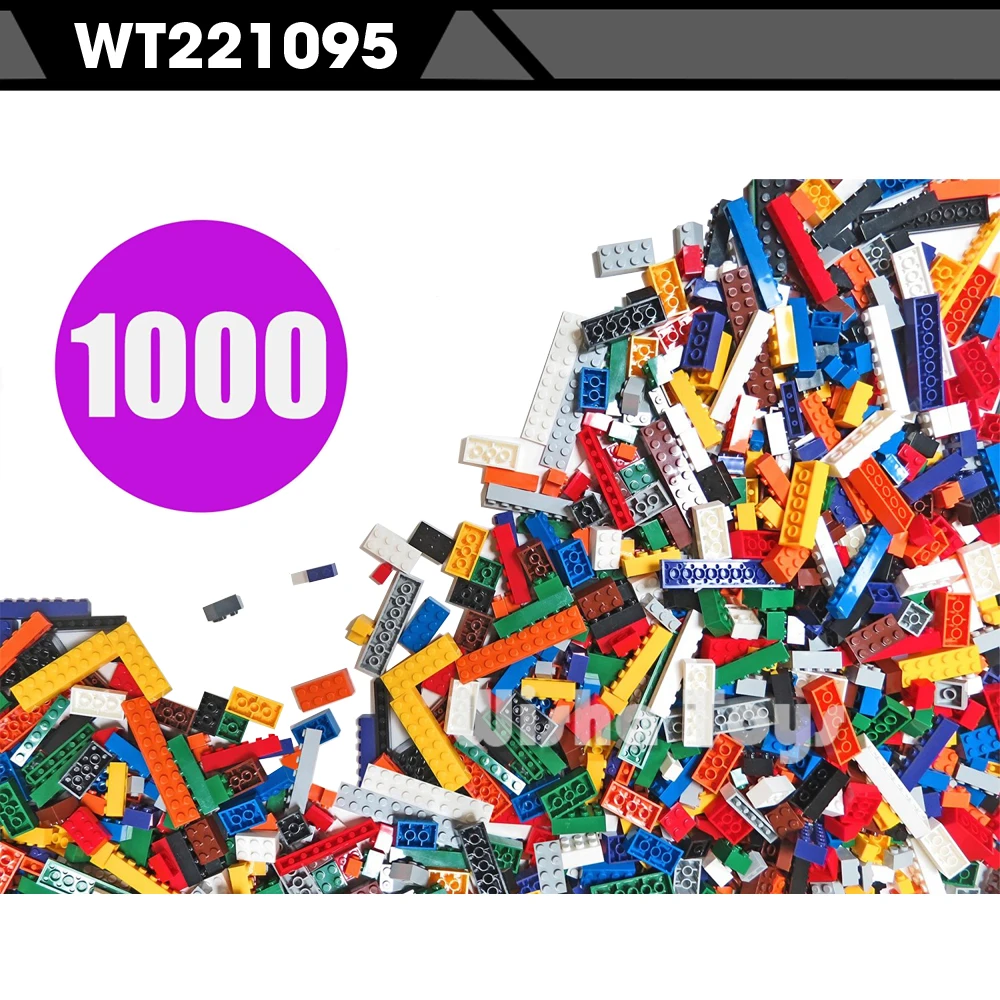 Plastic ABS bulk building bricks compatible with legos blocks base plate and building toys