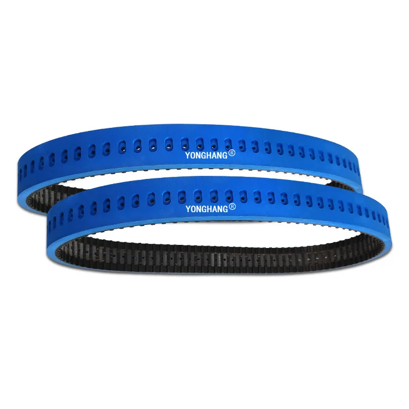 Blue glue Industrial Rubber Conveyor Belt Systems for packing Machine