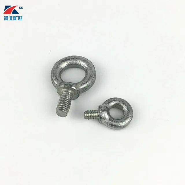 DIN580 Galvanized Lifting eyebolt and nut