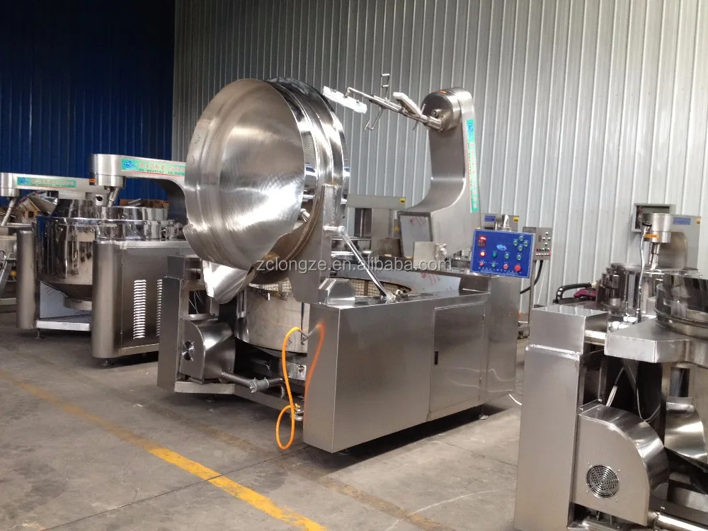 Automatic Industrial Cooking Pot With Mixer