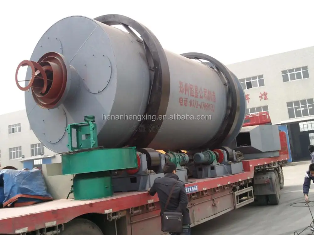 Industrial Small Silica Sand Three Cylinder Rotary Drum Drying Dryer Machine For Sale