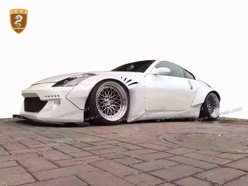 High quality China wholesale body kit for Nissan 350z ro cket buny style