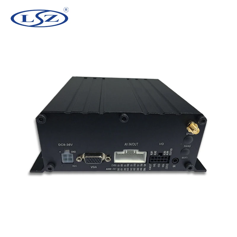 4 канала 720 P ahd hdd мобильный видеорегистратор с GPS для шины безопасности