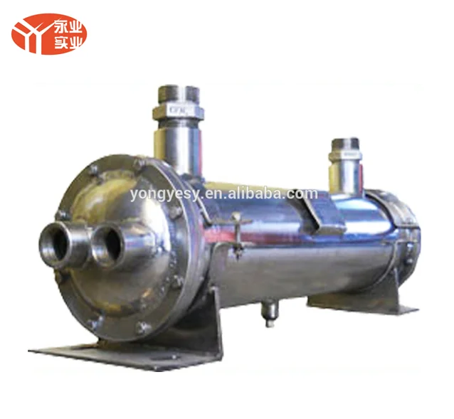 ASME pressure vessel shell and tube steam heat exchanger